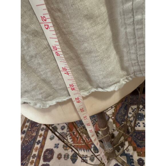 Studio 412 tunic Italian linen sz s gray - Picture 7 of 8